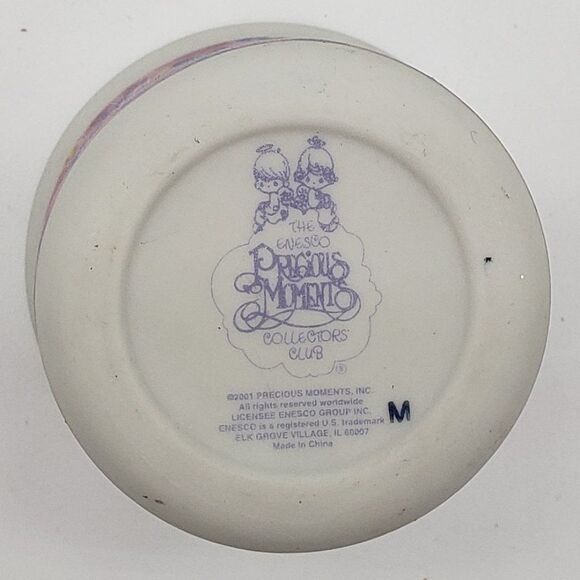 Precious Moments It's Time To Bless Your Day Vintage 2001 Ceramic Candle Holder - Picture 2 of 7